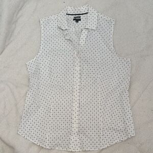 Talbots Anchor Button Down Tank Size 12 Nwot